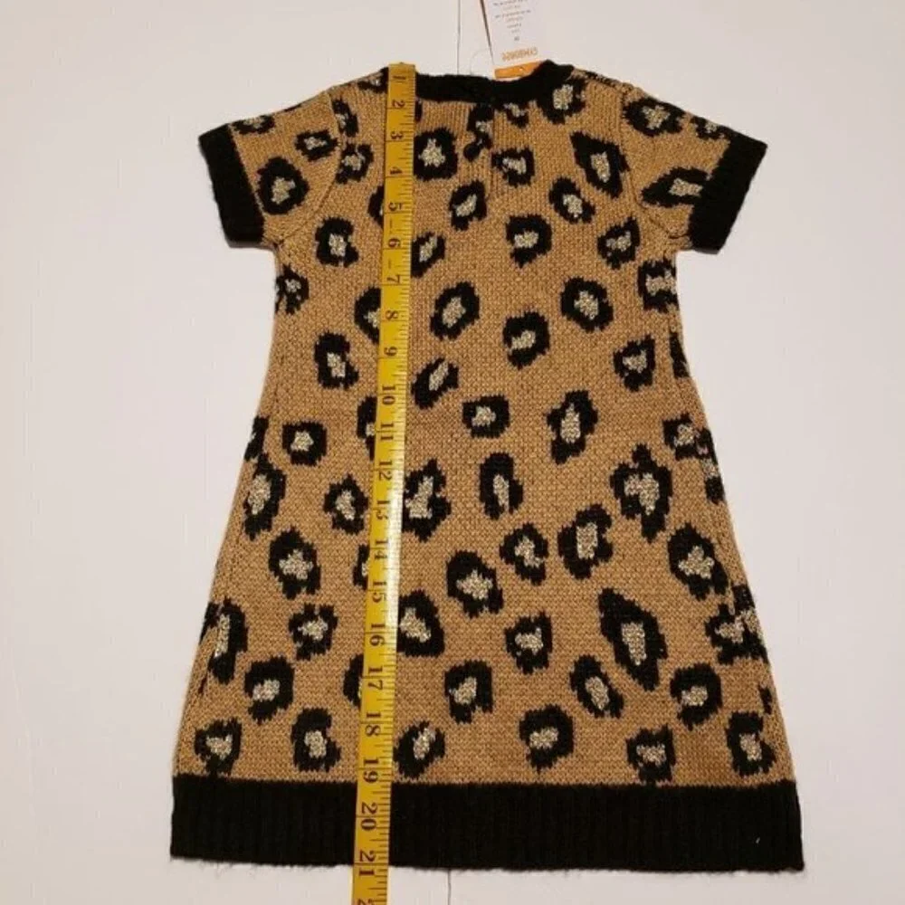 Gymboree sweater dress 2T animal print